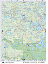 MBMB59 Wall Map - Litle Grand Rapids - Backroad Maps