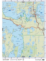 MBMB62 Wall Map - Grand Rapids - Backroad Maps
