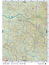 NOAB6 Wall Map - Backroad Maps