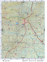 NOAB7 Wall Map - Swan Hills - Backroad Maps
