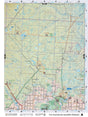NOAB8 Wall Map - Fort Assiniboine Sandhills Wildland - Backroad Maps