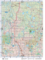NOAB9 Wall Map - Fawcett - Backroad Maps