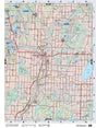 NOAB10 Wall Map - Athabasca - Backroad Maps