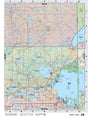 NOAB14 Wall Map - Marie Lake - Backroad Maps