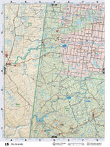 NOAB15 Wall Map - Rio Grande - Backroad Maps