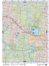 NOAB18 Wall Map - Sturgeon Lake - Backroad Maps