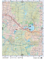 NOAB18 Wall Map - Sturgeon Lake - Backroad Maps