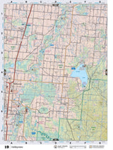 NOAB19 Wall Map - Backroad Maps