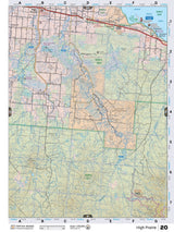 NOAB20 Wall Map - High Prairie - Backroad Maps