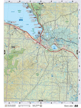 NOAB22 Wall Map - Slave Lake - Backroad Maps