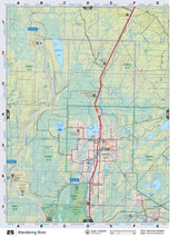NOAB25 Wall Map - Wandering River - Backroad Maps