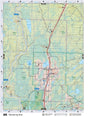 NOAB25 Wall Map - Wandering River - Backroad Maps