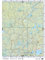 NOAB26 Wall Map - Heart Lake - Backroad Maps