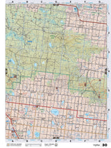 NOAB30 Wall Map - Hythe - Backroad Maps