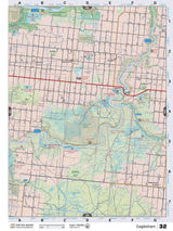 NOAB32 Wall Map - Eaglesham - Backroad Maps