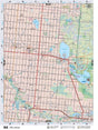 NOAB33 Wall Map - McLennan - Backroad Maps