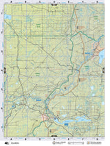 NOAB41 Wall Map - Conklin - Backroad Maps