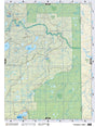 NOAB42 Wall Map - Cowper Lake - Backroad Maps