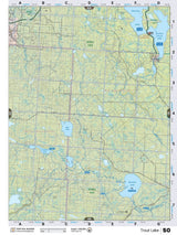 NOAB50 Wall Map - Trout Lake - Backroad Maps