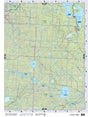 NOAB50 Wall Map - Trout Lake - Backroad Maps