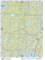 NOAB51 Wall Map - North Wabasca - Backroad Maps