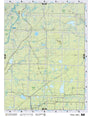NOAB52 Wall Map - Otter Lake - Backroad Maps