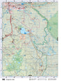 NOAB55 Wall Map - Gregoire Lake - Backroad Maps