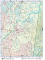 NOAB57 Wall Map - North Boundary Lake - Backroad Maps