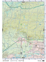 NOAB58 Wall Map - Worsley - Backroad Maps