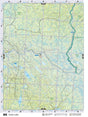 NOAB65 Wall Map - God's Lake - Backroad Maps