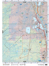 NOAB68 Wall Map - Fort Mackay - Backroad Maps