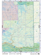 NOAB70 Wall Map - Clearwater River - Backroad Maps