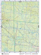 NOAB73 Wall Map - Meikle River - Backroad Maps