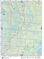 NOAB75 Wall Map - Bison Lake - Backroad Maps