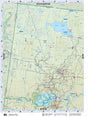 NOAB91 Wall Map - Petitot River - Backroad Maps