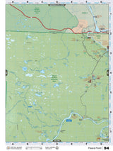 NOAB94 Wall Map - Margaret Lake - Backroad Maps