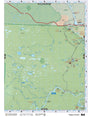 NOAB94 Wall Map - Margaret Lake - Backroad Maps