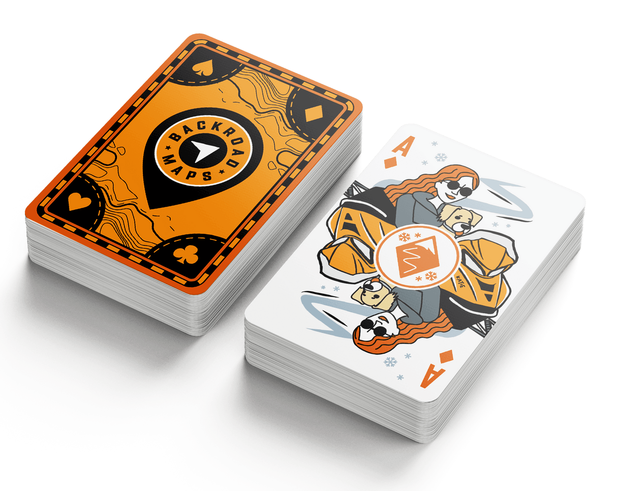 Backroad Maps Playing Cards