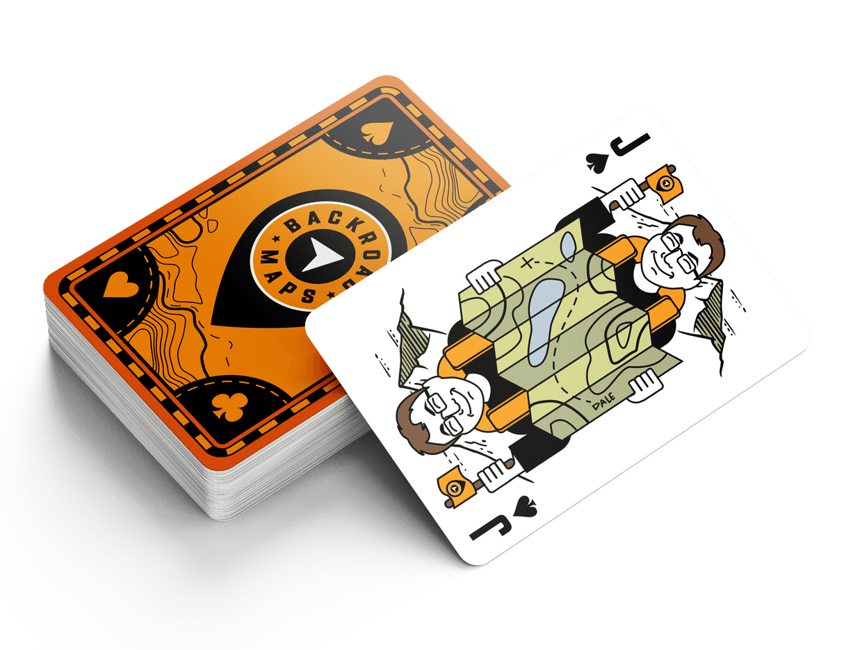 Backroad Maps Playing Cards