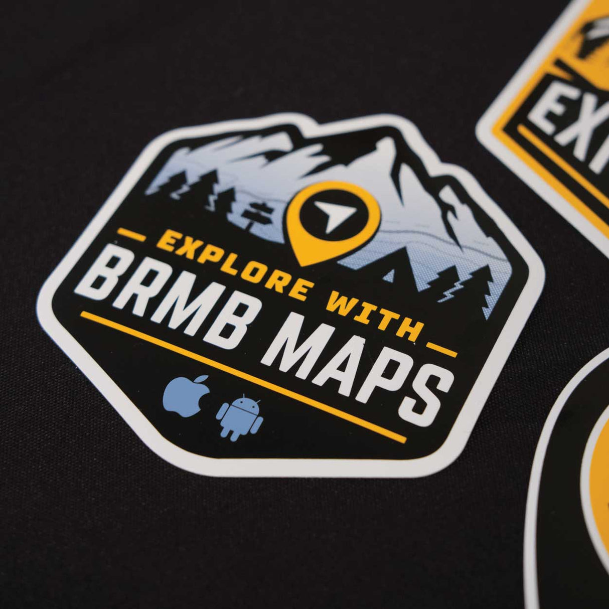 BRMB Maps Bumper Sticker