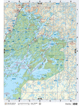 SKSK102 Wall Map - Stanley - Backroad Maps