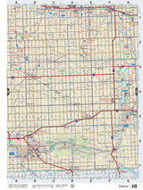 SKSK10 Wall Map - Oxbow - Backroad Maps
