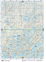 SKSK111 TOPO Map - Eulas Lake - Backroad Maps