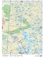SKSK116 Wall Map - La Loche - Backroad Maps