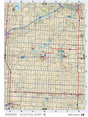 SKSK14 Wall Map - Swift Current - Backroad Maps