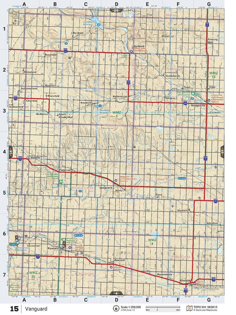 SKSK15 TOPO Map - Backroad Maps