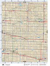 SKSK15 Wall Map - Backroad Maps