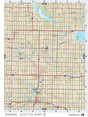 SKSK16 Wall Map - Gravelbourg - Backroad Maps