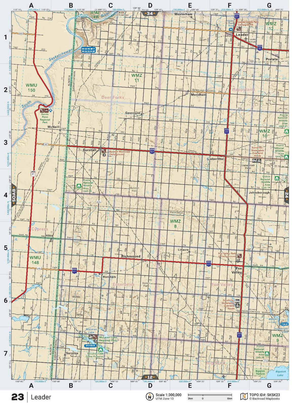 SKSK23 TOPO Map Leader