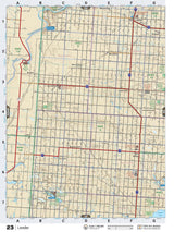 SKSK23 Wall Map - Leader - Backroad Maps